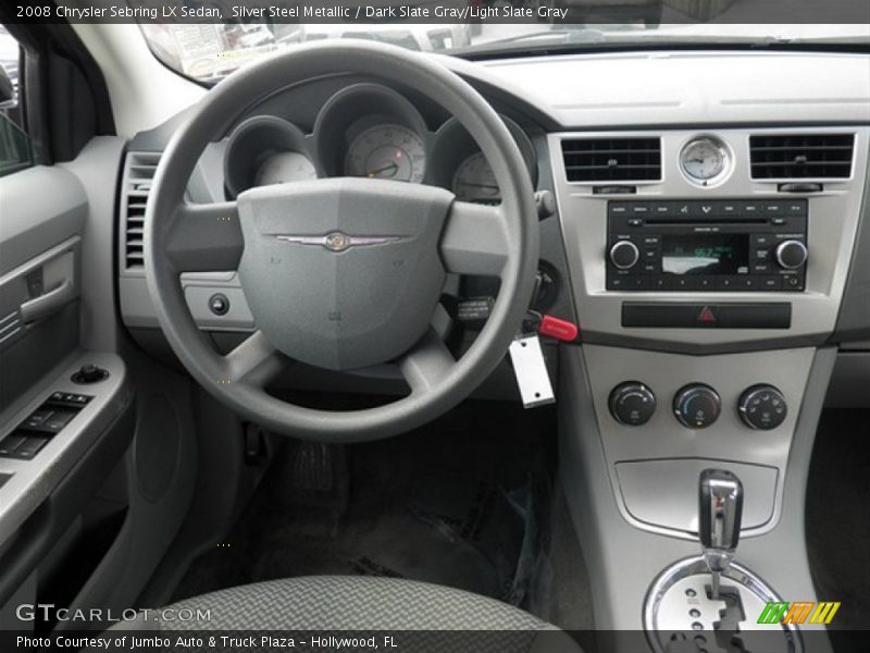 Silver Steel Metallic / Dark Slate Gray/Light Slate Gray 2008 Chrysler Sebring LX Sedan