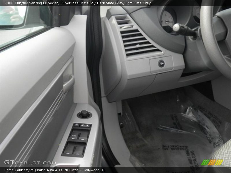 Silver Steel Metallic / Dark Slate Gray/Light Slate Gray 2008 Chrysler Sebring LX Sedan