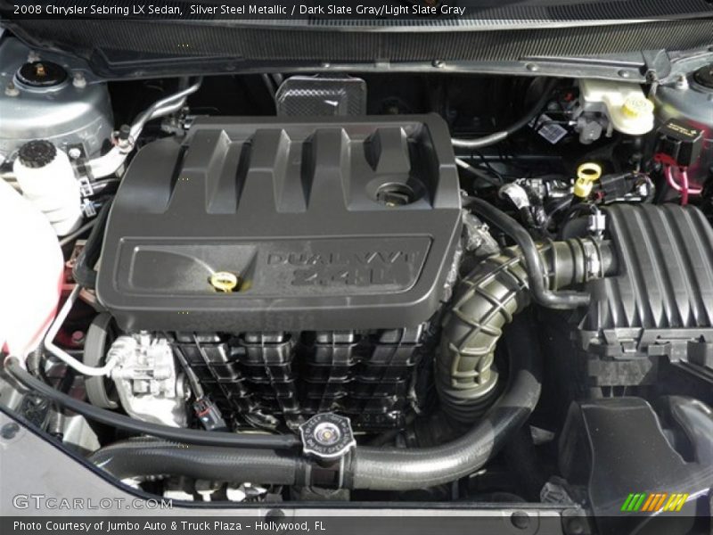 Silver Steel Metallic / Dark Slate Gray/Light Slate Gray 2008 Chrysler Sebring LX Sedan