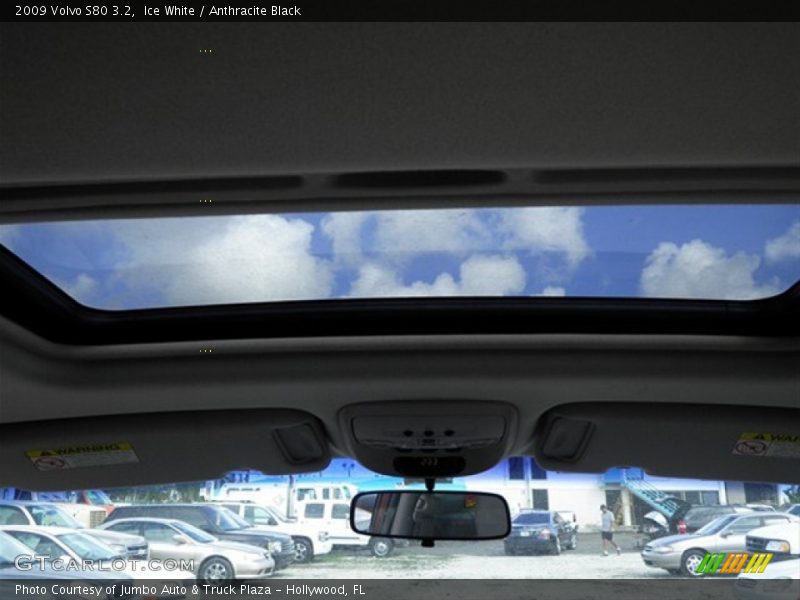 Ice White / Anthracite Black 2009 Volvo S80 3.2