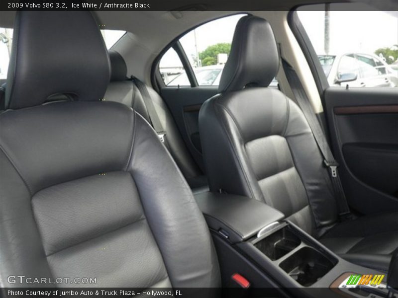 Ice White / Anthracite Black 2009 Volvo S80 3.2