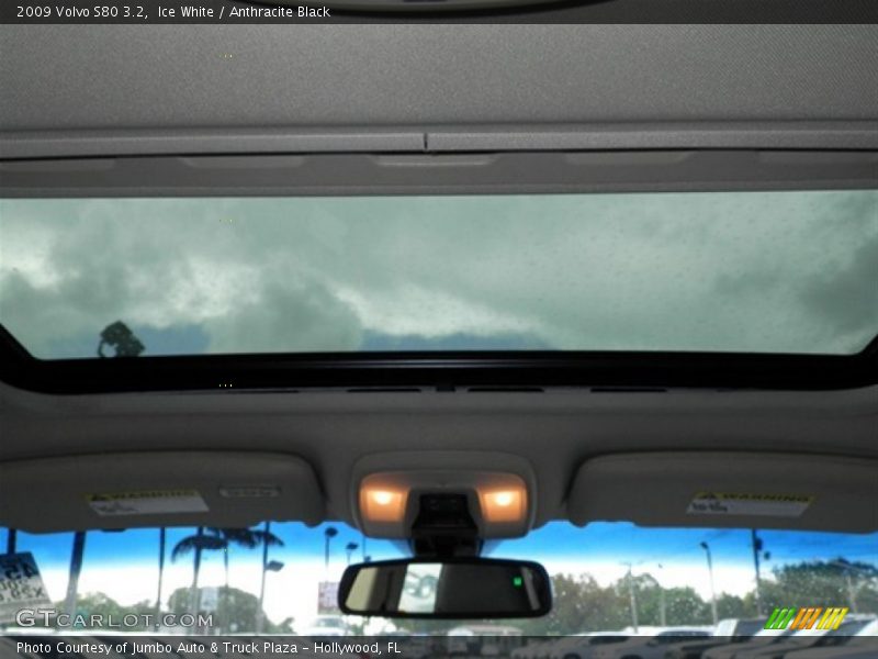 Ice White / Anthracite Black 2009 Volvo S80 3.2