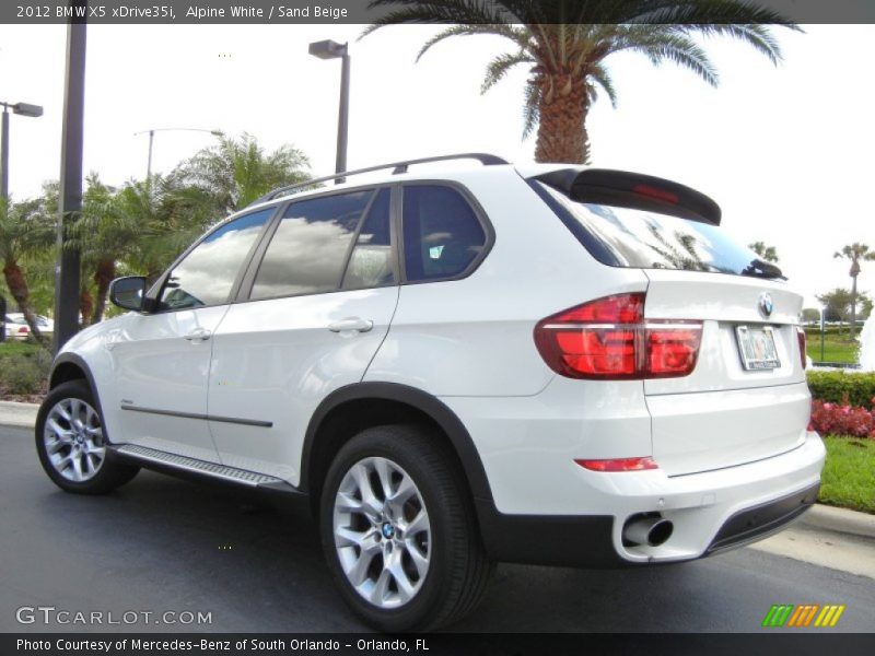 Alpine White / Sand Beige 2012 BMW X5 xDrive35i
