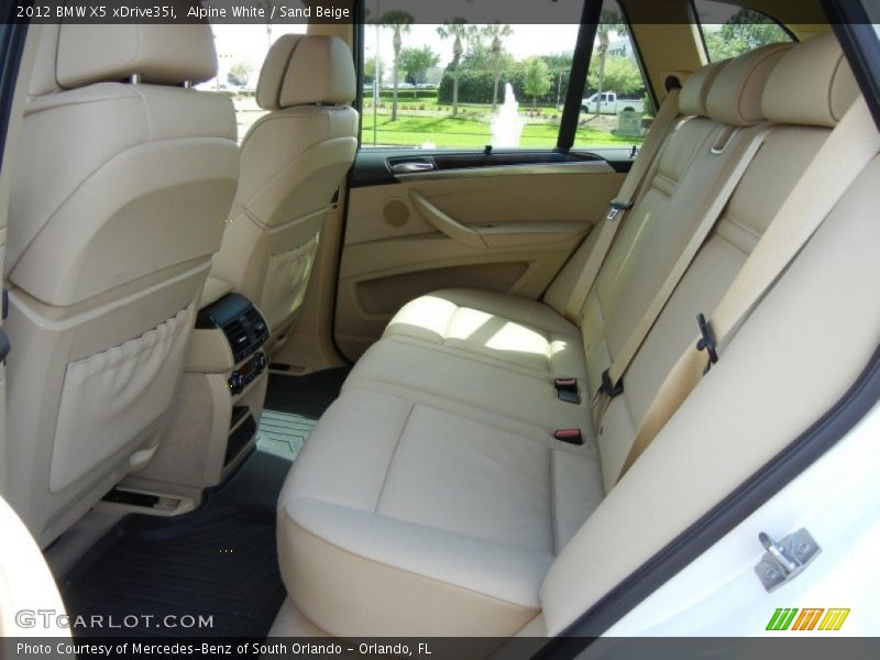 Alpine White / Sand Beige 2012 BMW X5 xDrive35i