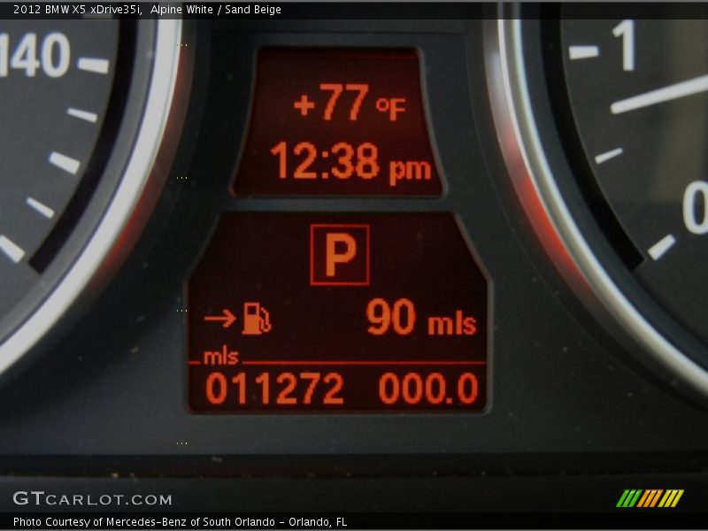 Alpine White / Sand Beige 2012 BMW X5 xDrive35i
