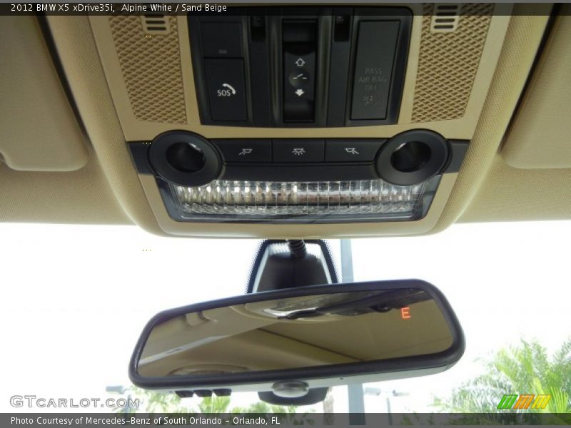Alpine White / Sand Beige 2012 BMW X5 xDrive35i