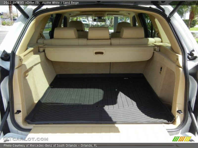 Alpine White / Sand Beige 2012 BMW X5 xDrive35i