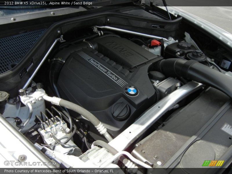 Alpine White / Sand Beige 2012 BMW X5 xDrive35i