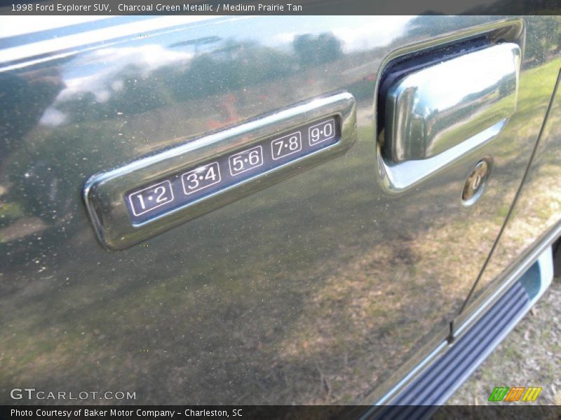Charcoal Green Metallic / Medium Prairie Tan 1998 Ford Explorer SUV