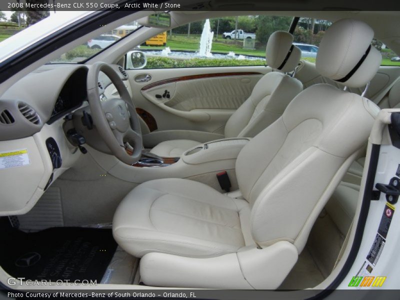  2008 CLK 550 Coupe Stone Interior