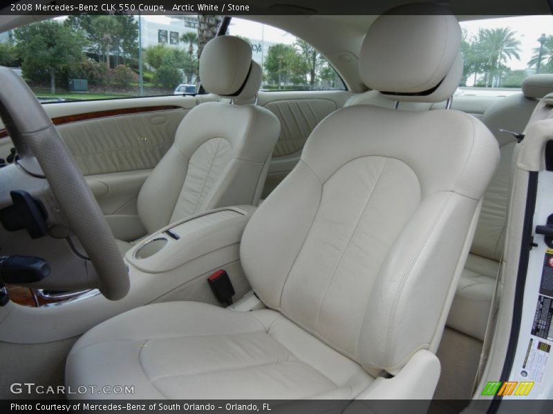  2008 CLK 550 Coupe Stone Interior