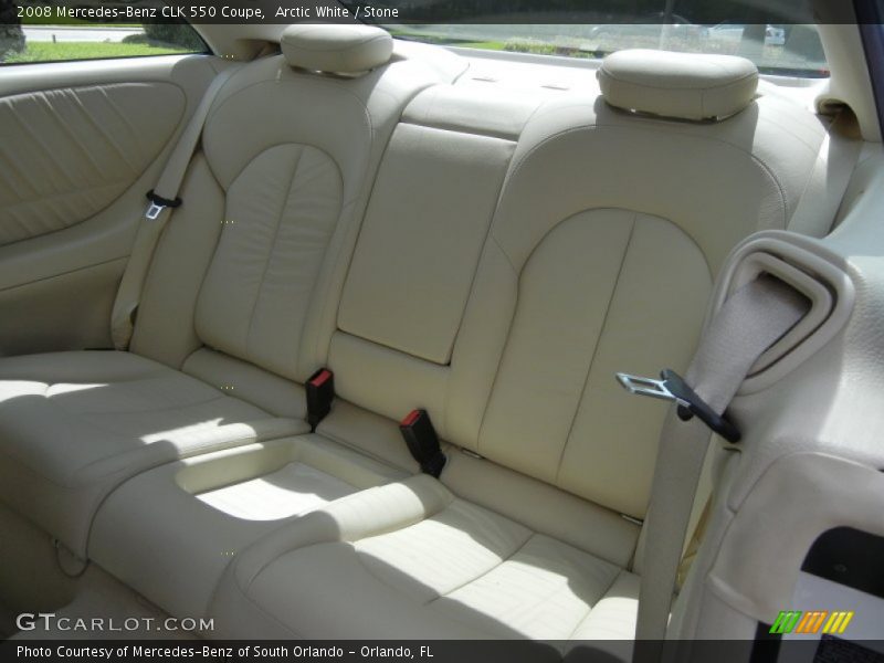 Rear Seat of 2008 CLK 550 Coupe