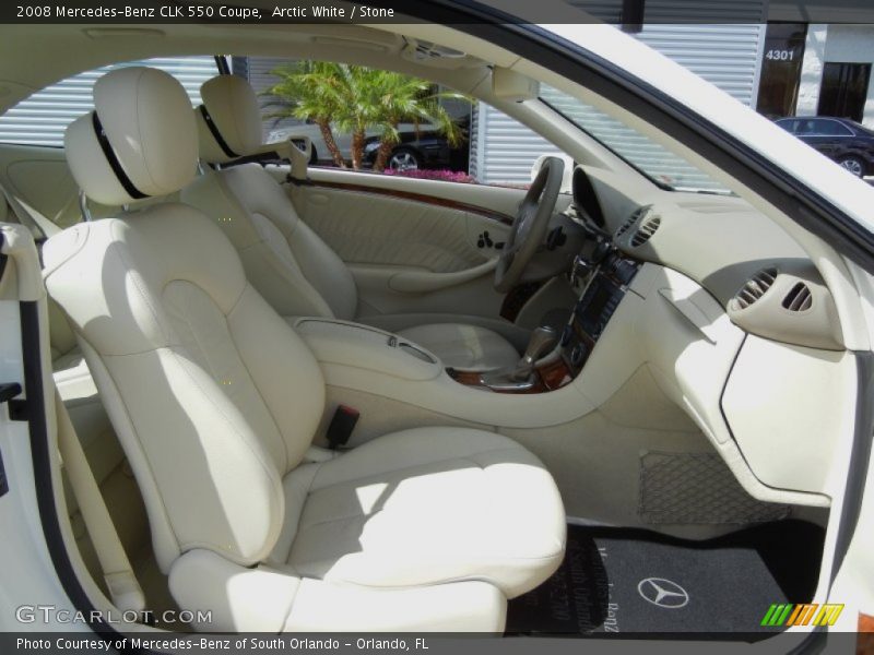  2008 CLK 550 Coupe Stone Interior