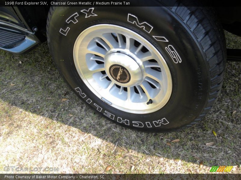 Charcoal Green Metallic / Medium Prairie Tan 1998 Ford Explorer SUV