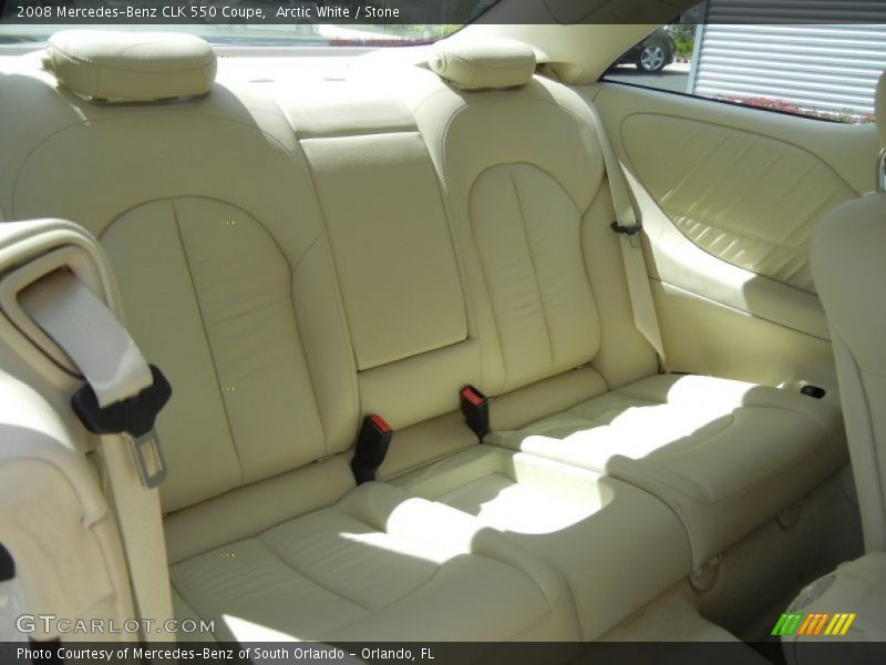  2008 CLK 550 Coupe Stone Interior
