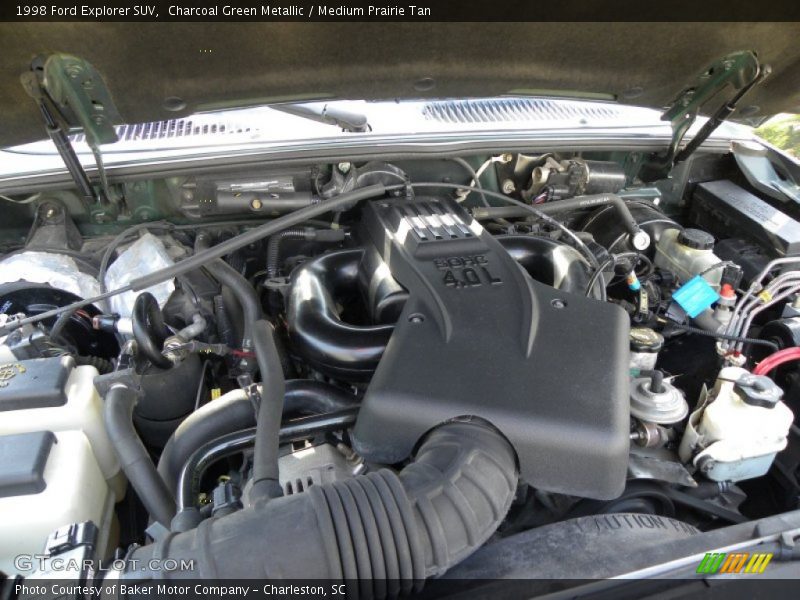 Charcoal Green Metallic / Medium Prairie Tan 1998 Ford Explorer SUV