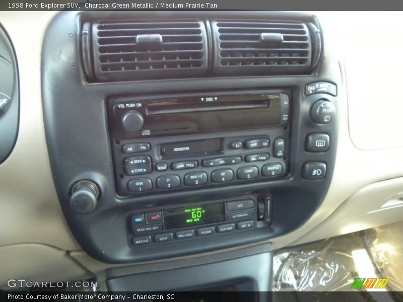 Charcoal Green Metallic / Medium Prairie Tan 1998 Ford Explorer SUV