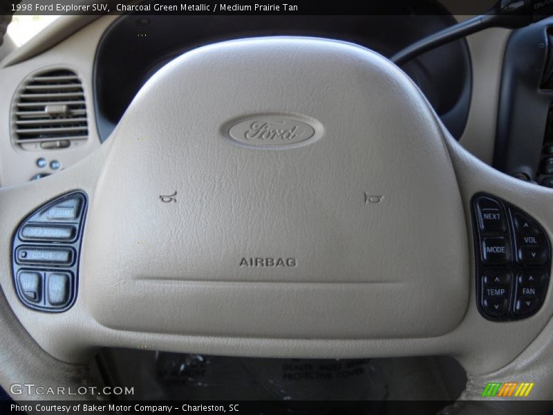 Charcoal Green Metallic / Medium Prairie Tan 1998 Ford Explorer SUV