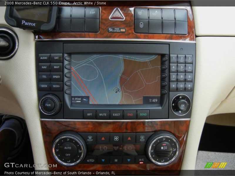 Controls of 2008 CLK 550 Coupe