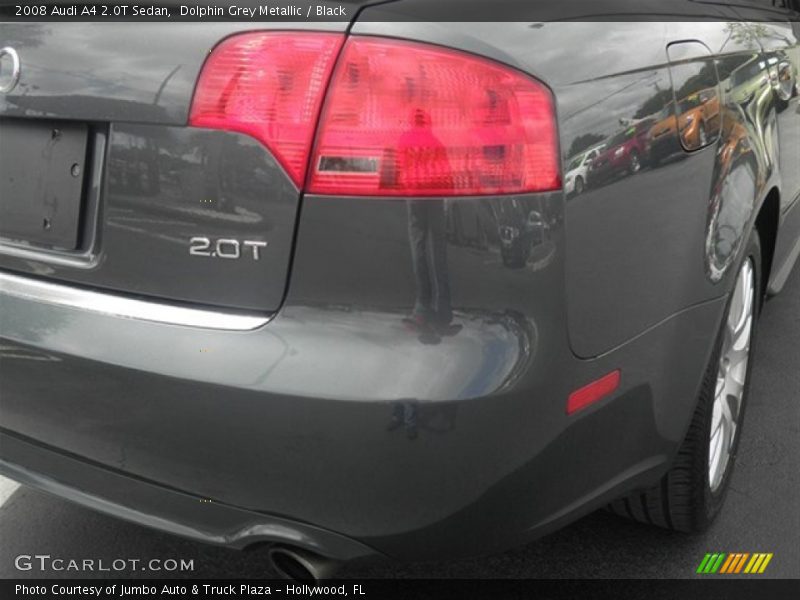 Dolphin Grey Metallic / Black 2008 Audi A4 2.0T Sedan