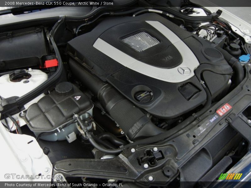  2008 CLK 550 Coupe Engine - 5.5 Liter DOHC 32-Valve VVT V8