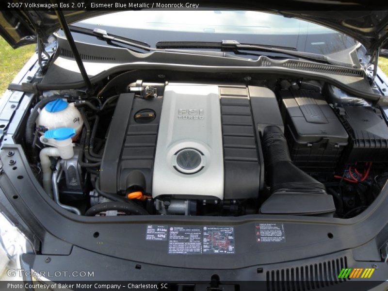 Eismeer Blue Metallic / Moonrock Grey 2007 Volkswagen Eos 2.0T