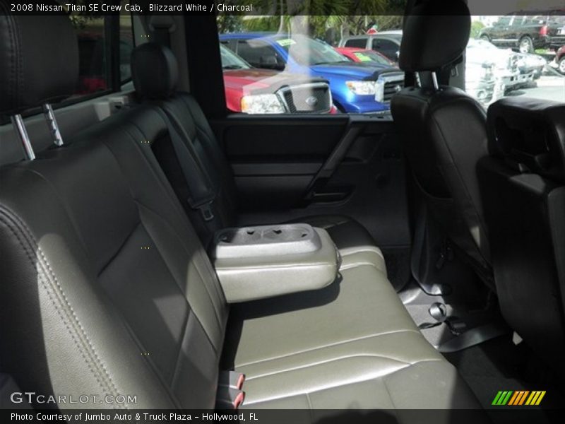 Blizzard White / Charcoal 2008 Nissan Titan SE Crew Cab