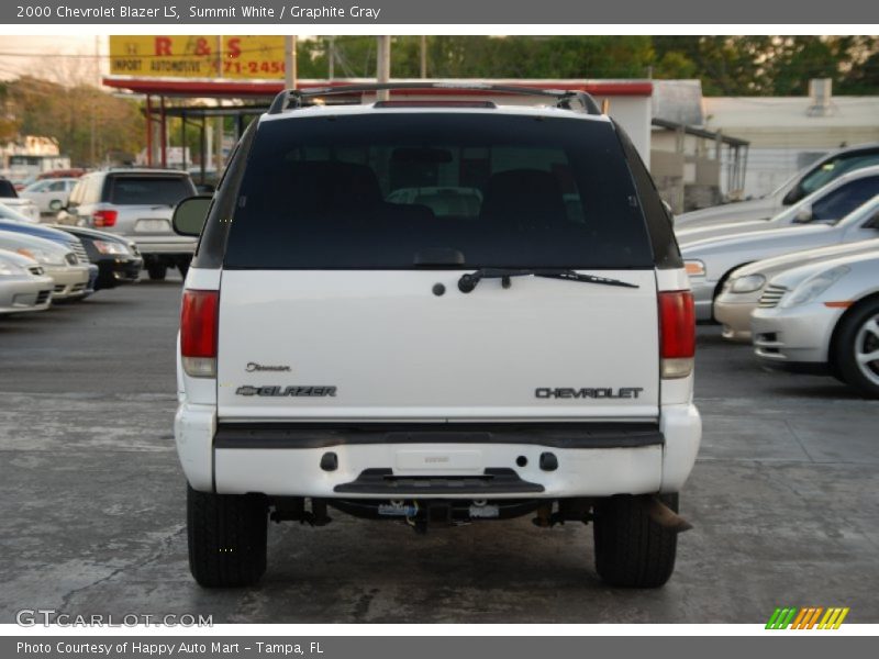 Summit White / Graphite Gray 2000 Chevrolet Blazer LS