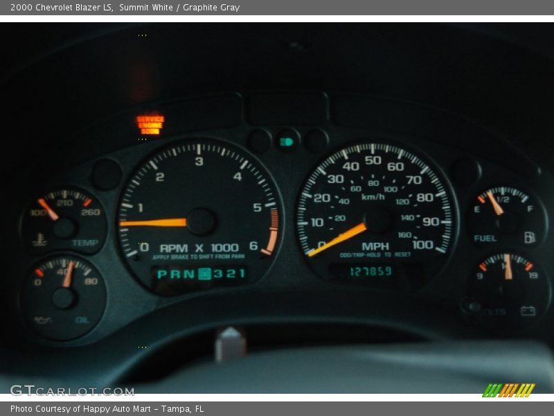  2000 Blazer LS LS Gauges