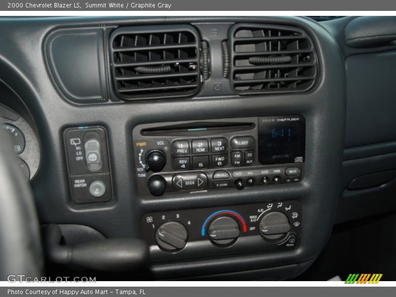 Summit White / Graphite Gray 2000 Chevrolet Blazer LS