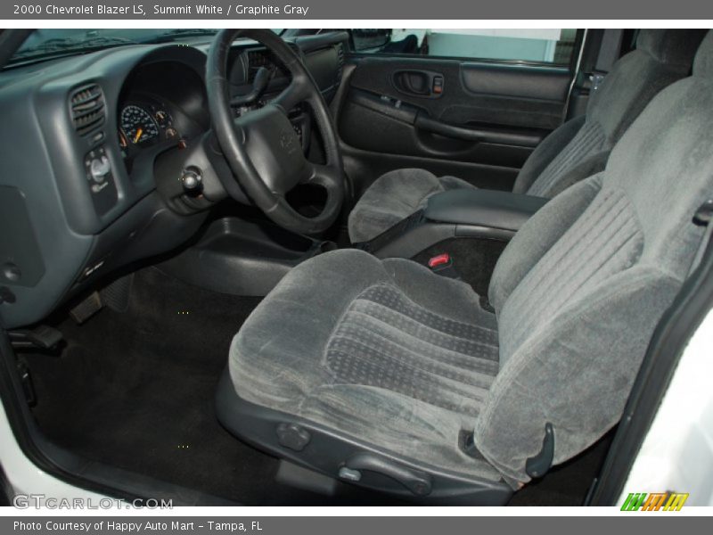 Summit White / Graphite Gray 2000 Chevrolet Blazer LS