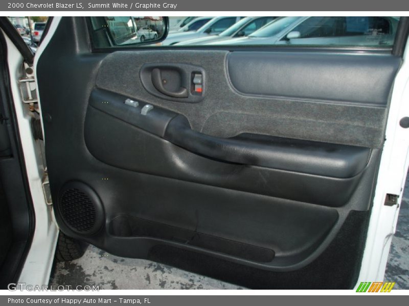 Summit White / Graphite Gray 2000 Chevrolet Blazer LS