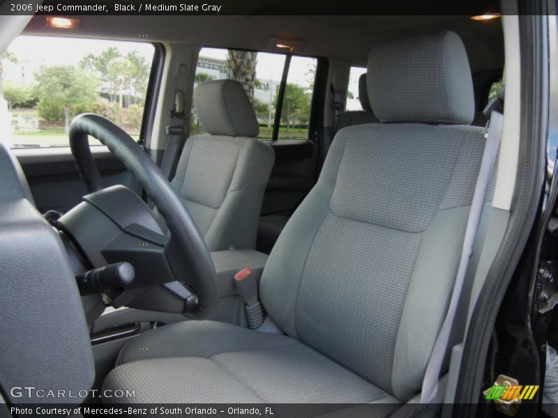 Black / Medium Slate Gray 2006 Jeep Commander