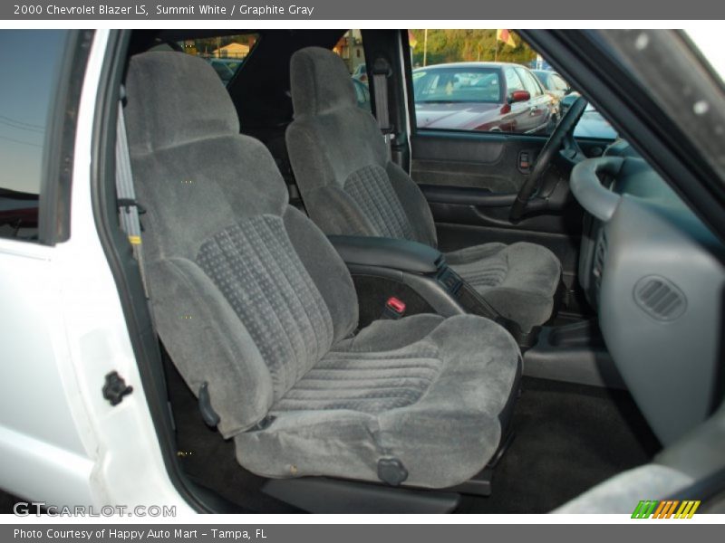 Summit White / Graphite Gray 2000 Chevrolet Blazer LS