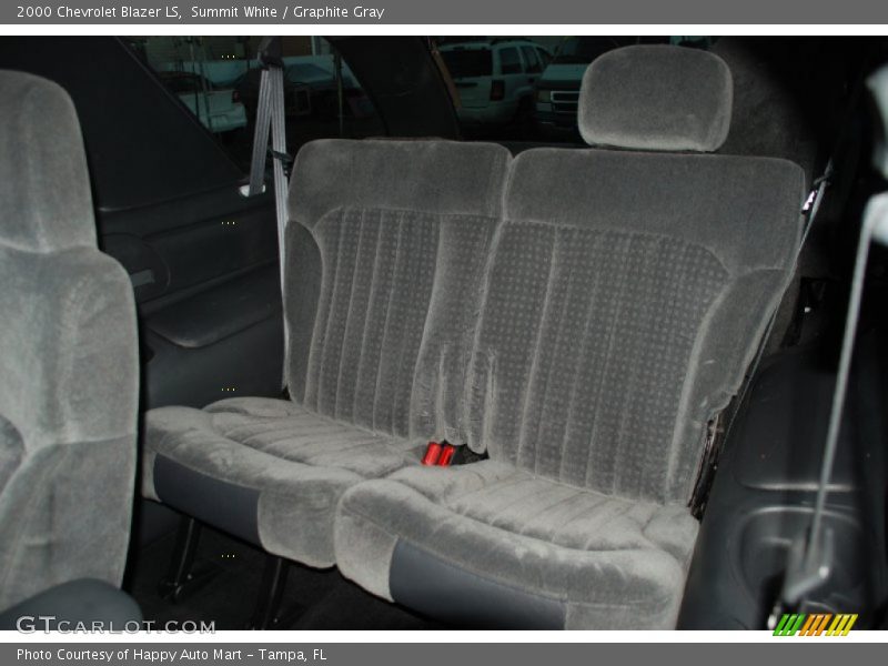 Rear Seat of 2000 Blazer LS