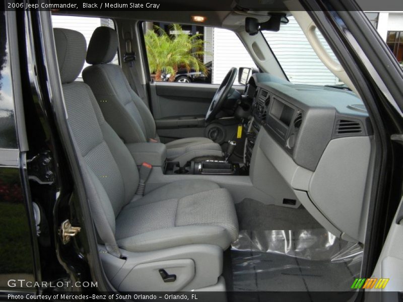 Black / Medium Slate Gray 2006 Jeep Commander
