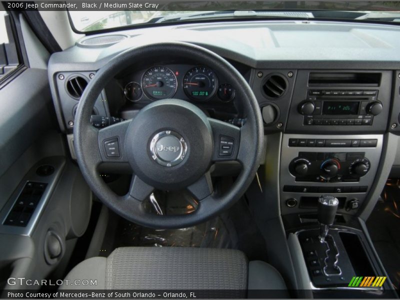 Black / Medium Slate Gray 2006 Jeep Commander