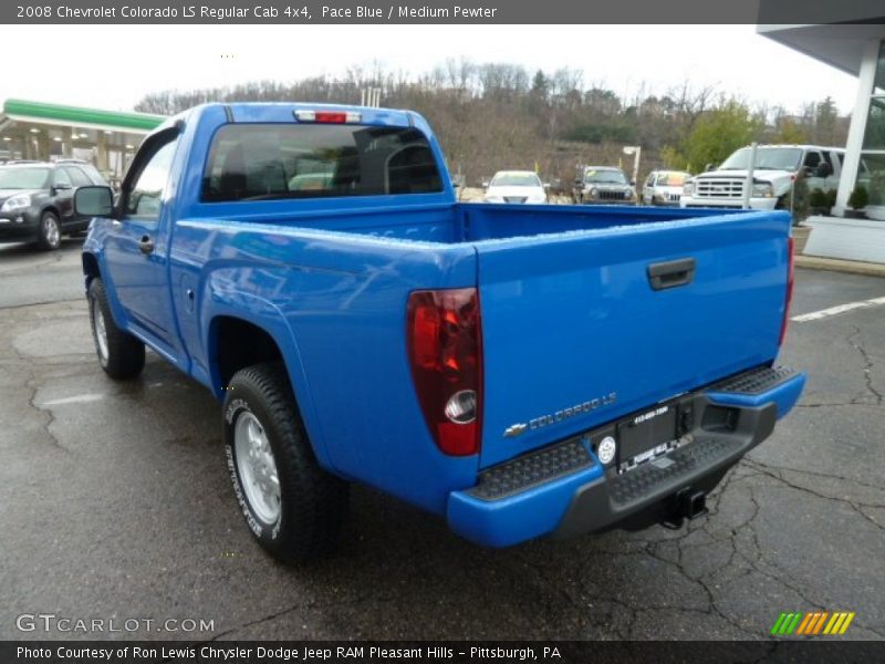 Pace Blue / Medium Pewter 2008 Chevrolet Colorado LS Regular Cab 4x4