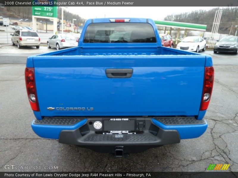 Pace Blue / Medium Pewter 2008 Chevrolet Colorado LS Regular Cab 4x4
