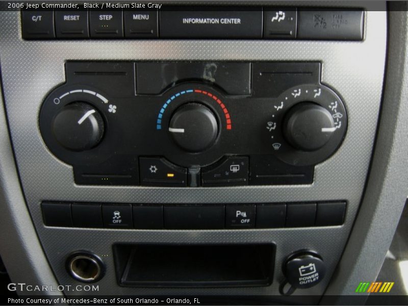 Black / Medium Slate Gray 2006 Jeep Commander