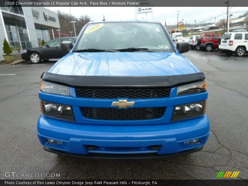 Pace Blue / Medium Pewter 2008 Chevrolet Colorado LS Regular Cab 4x4