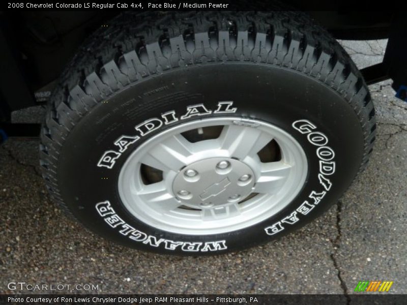 Pace Blue / Medium Pewter 2008 Chevrolet Colorado LS Regular Cab 4x4