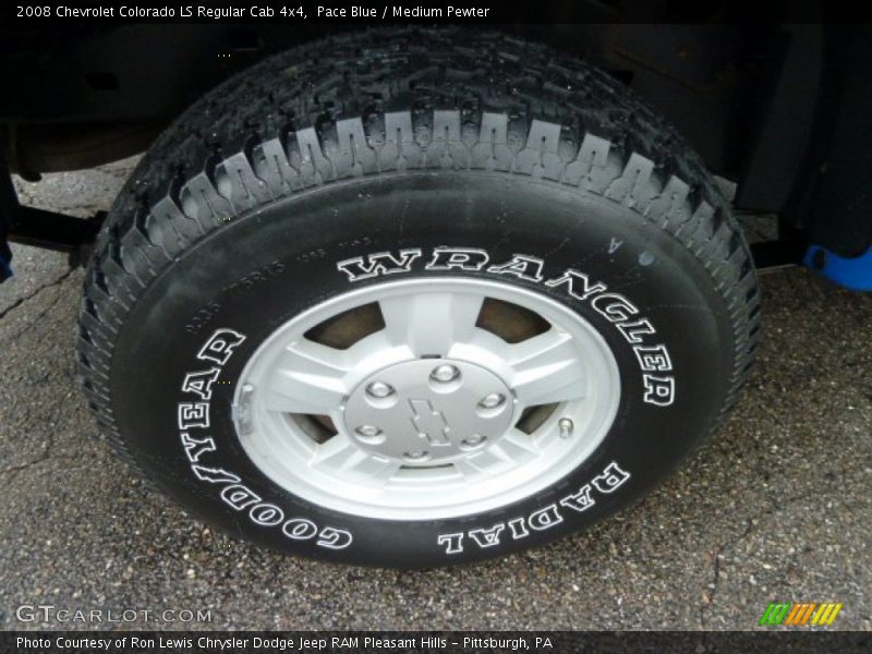 Pace Blue / Medium Pewter 2008 Chevrolet Colorado LS Regular Cab 4x4