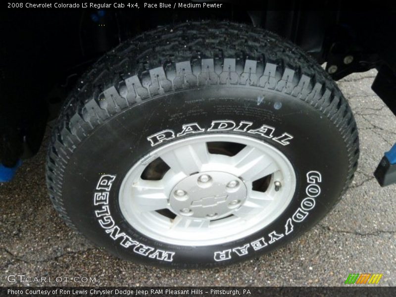 Pace Blue / Medium Pewter 2008 Chevrolet Colorado LS Regular Cab 4x4