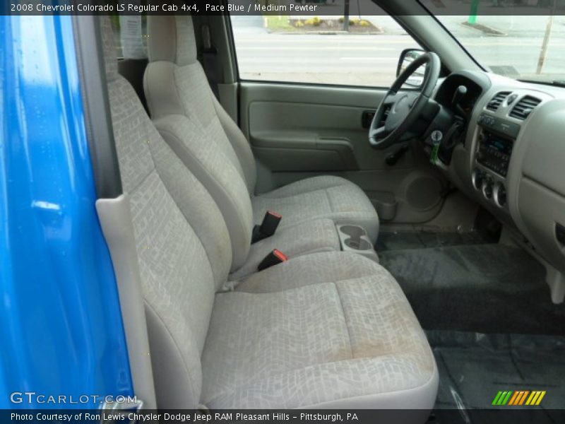 2008 Colorado LS Regular Cab 4x4 Medium Pewter Interior