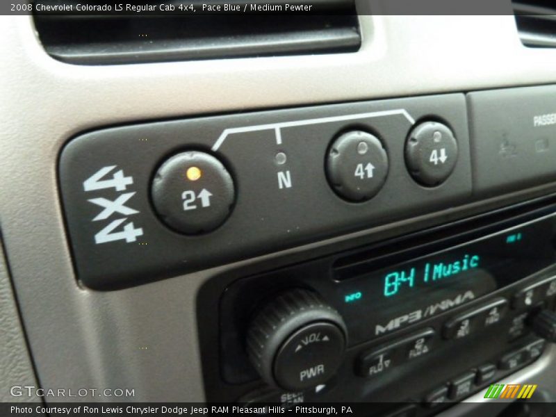 Pace Blue / Medium Pewter 2008 Chevrolet Colorado LS Regular Cab 4x4