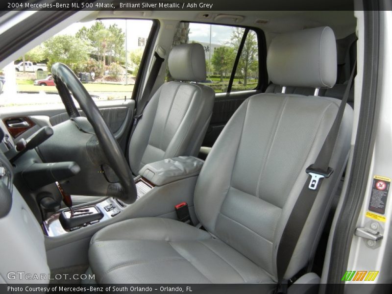  2004 ML 500 4Matic Ash Grey Interior