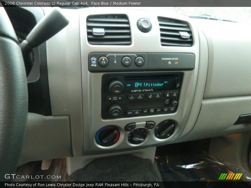 Controls of 2008 Colorado LS Regular Cab 4x4