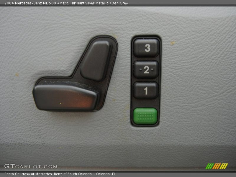 Controls of 2004 ML 500 4Matic