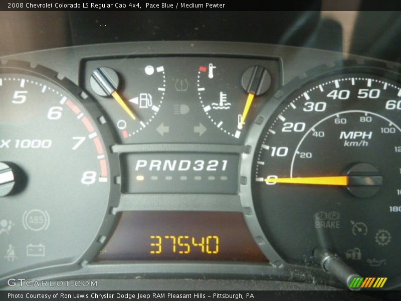 Pace Blue / Medium Pewter 2008 Chevrolet Colorado LS Regular Cab 4x4